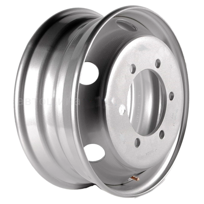 Диск колеса Asterro "6/222,25/164/125" 6x16/6x222,25 ET125 D164 B19DS44,4 Silver (6002) Азия (HD72,78, HINO, ISUZU)
