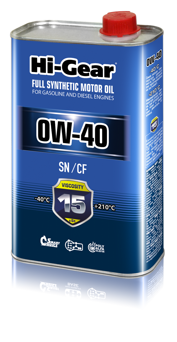 a1f99a17-6547-11e7-b82f-0cc47a3200a7 HG0040 Масло моторное SAE 0w-40 синт. (1л)