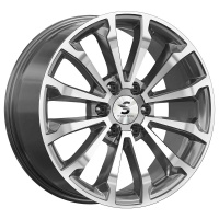 Диск колеса КиК "KP006" 8,5x20 6*139,7 ET33 D100,1 Diamond Gloss Graphite (TANK 500)