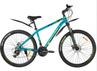 Велосипед спортивный RACER 27 TREK 300D (19") disk желтый