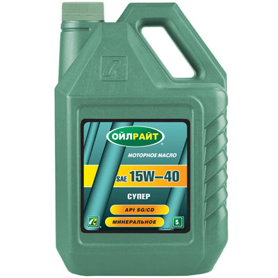 488b533a-d6ce-11e5-ac7f-0cc47a3200a7 Масло моторное OIL RIGHT Супер 15w-40 SG CD мин. (5л )