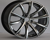 Диск колеса Lehrmeister 1026 7,5x17 4*100 ET38 D73,1 Hyper Black Face