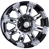 LS 9x18/6x139,7 ET25 D106,1 954 BKF (конус, Колпак+лого)