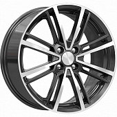 7x17/4x100 ET37 D67,1 Эрфурт (КС903) Алмаз черный