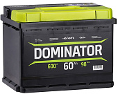 АКБ DOMINATOR 6ст-60 пр.