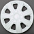Колпаки на колеса 13 "DTM" White (4шт)