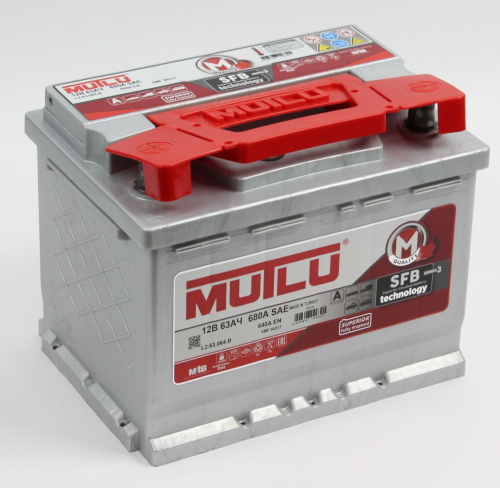 АКБ MUTLU SFB M3 6ст-63 пр.