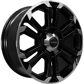 Khomen Wheels 7,5x18/6x139,7 ET25 D106,1 KHW1817 (LC Prado) Black-FP