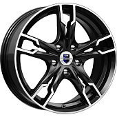 7x17/4x100 ET43 D60,1 Солар-оригинал (КС875) Алмаз черный SK