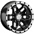 LS 9x17/6x139,7 ET15 D106,1 1350 BKL (конус, Колпак+лого)